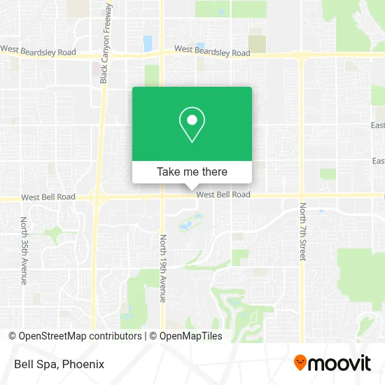 Bell Spa map