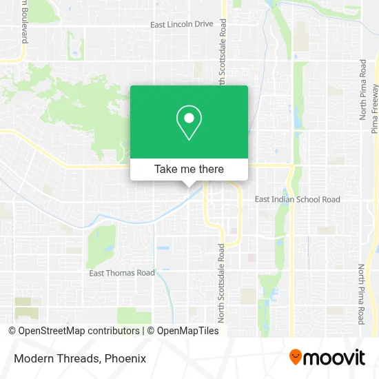 Modern Threads map