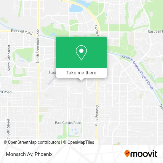 Monarch Av map