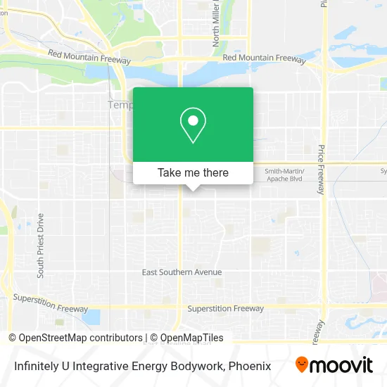 Infinitely U Integrative Energy Bodywork map