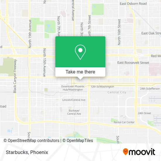 Starbucks map