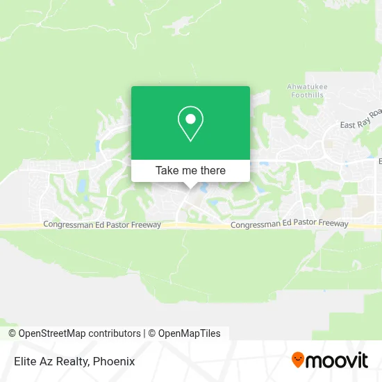 Elite Az Realty map