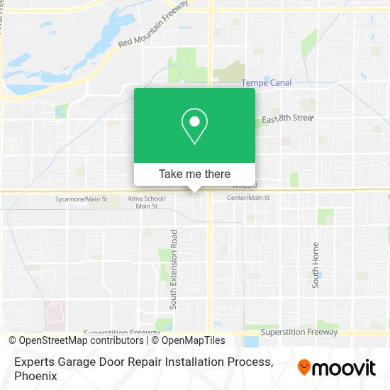 Experts Garage Door Repair Installation Process map