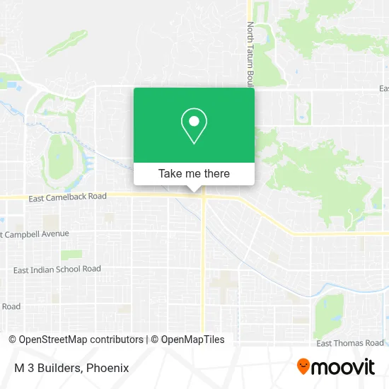M 3 Builders map