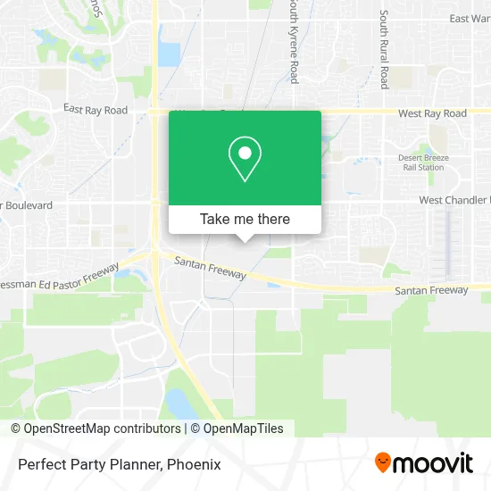 Perfect Party Planner map