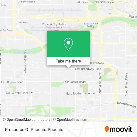 Prosource Of Phoenix map