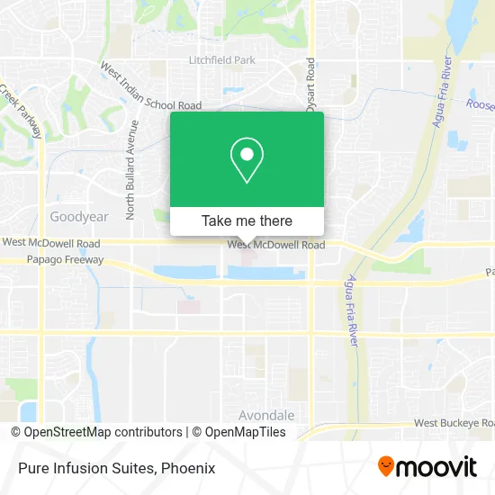 Pure Infusion Suites map