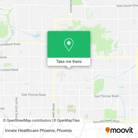 Innate Healthcare Phoenix map