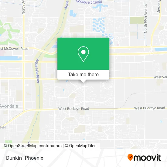 Dunkin' map