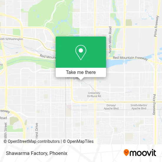 Shawarma Factory map