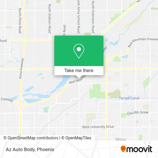 Az Auto Body map