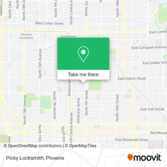 Picky Locksmith map