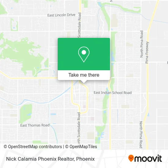 Nick Calamia Phoenix Realtor map