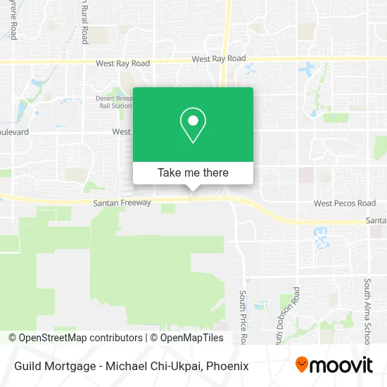 Guild Mortgage - Michael Chi-Ukpai map