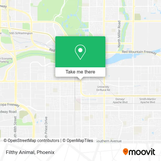 Filthy Animal map