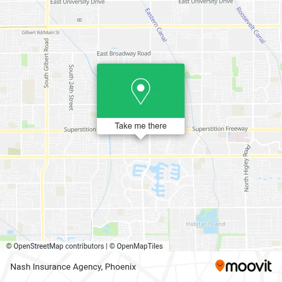 Nash Insurance Agency map
