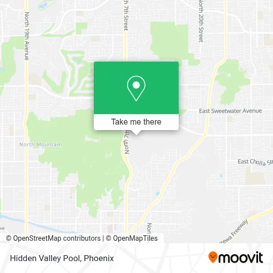Hidden Valley Pool map