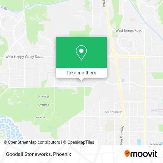 Goodall Stoneworks map