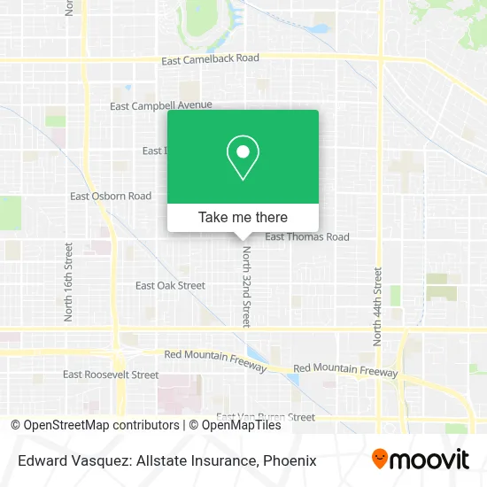 Edward Vasquez: Allstate Insurance map