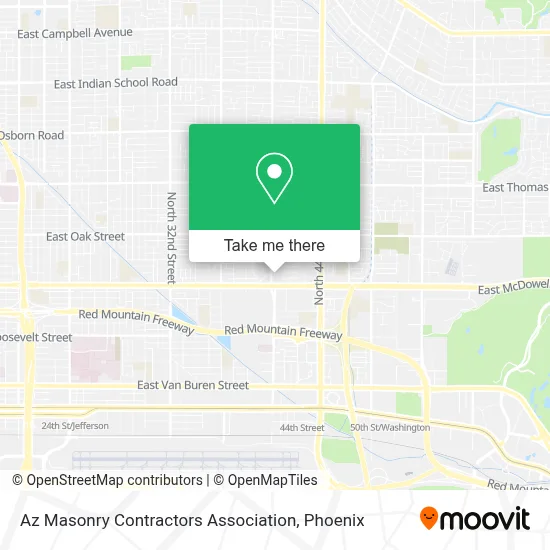 Az Masonry Contractors Association map