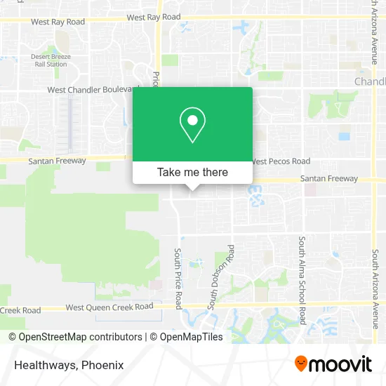 Healthways map