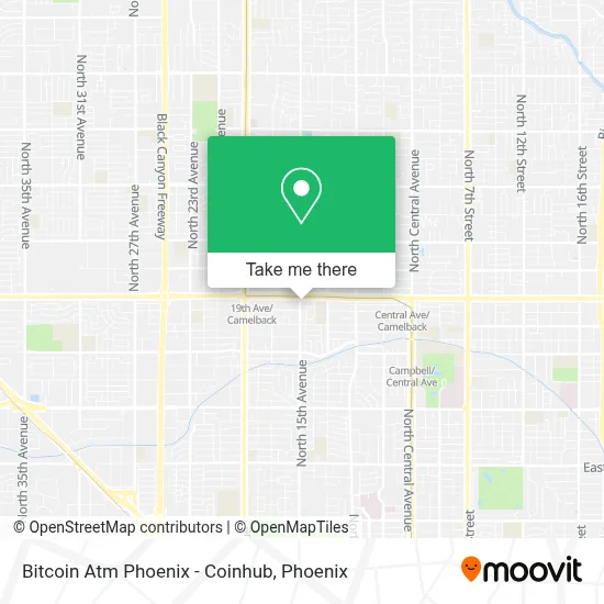 Bitcoin Atm Phoenix - Coinhub map