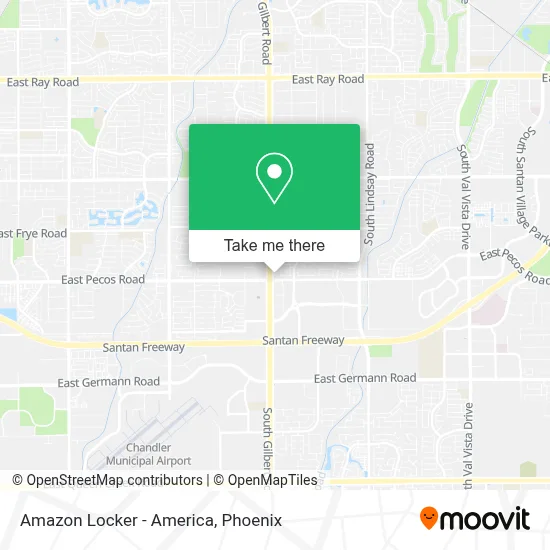 Amazon Locker - America map