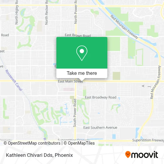 Kathleen Chivari Dds map