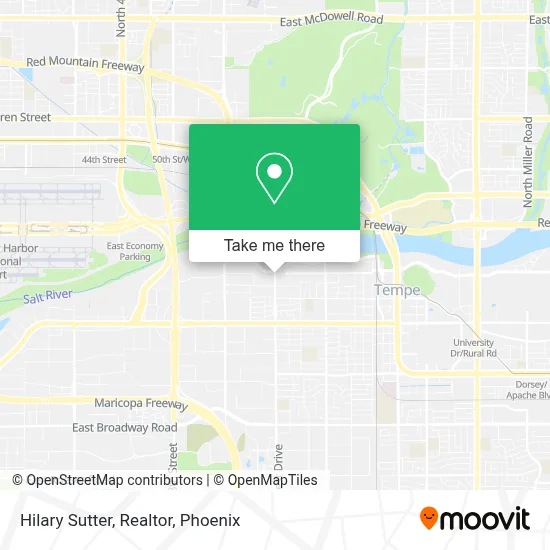 Hilary Sutter, Realtor map