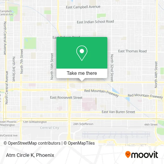 Atm Circle K map
