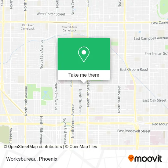 Worksbureau map