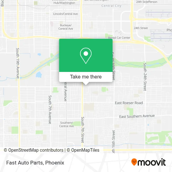 Fast Auto Parts map