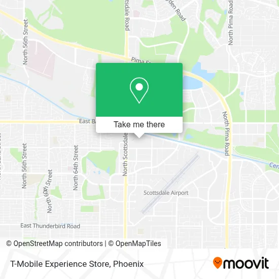T-Mobile Experience Store map