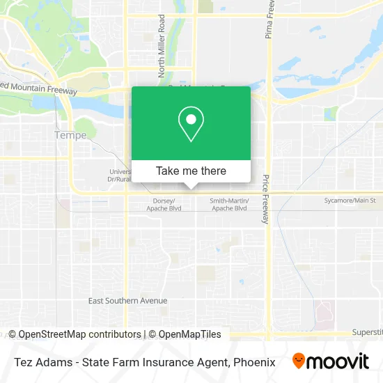 Tez Adams - State Farm Insurance Agent map