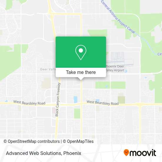 Advanced Web Solutions map