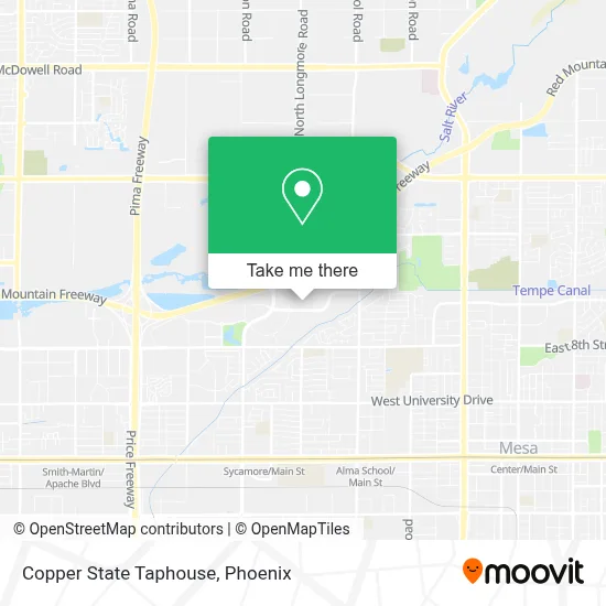 Copper State Taphouse map