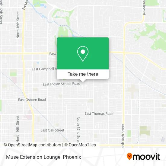 Muse Extension Lounge map