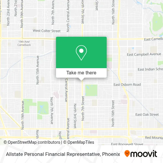 Allstate Personal Financial Representative map