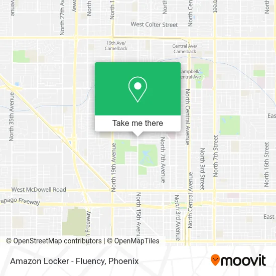 Amazon Locker - Fluency map