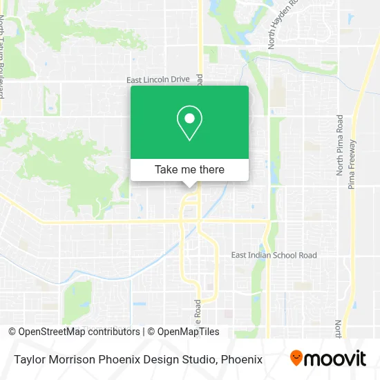 Taylor Morrison Phoenix Design Studio map
