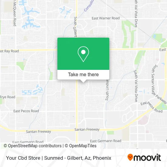 Your Cbd Store | Sunmed - Gilbert, Az map