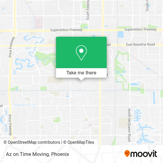 Az on Time Moving map