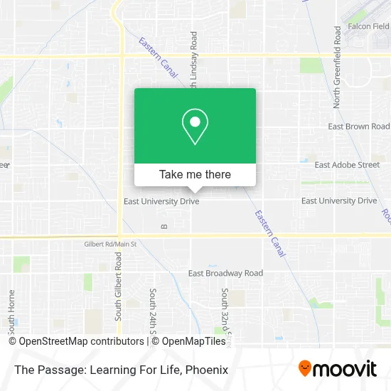 The Passage:  Learning For Life map