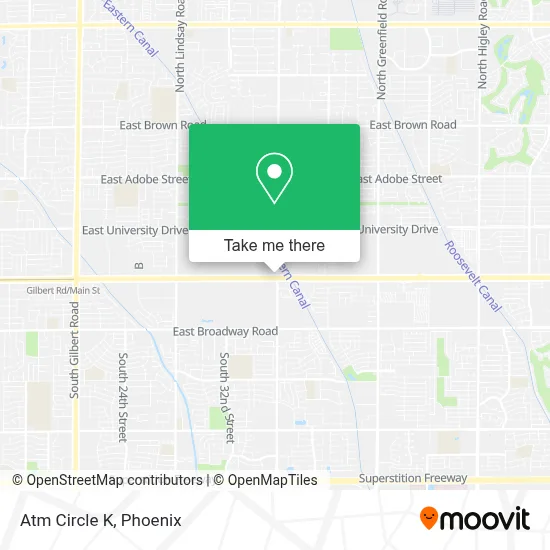 Atm Circle K map