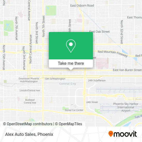 Alex Auto Sales map