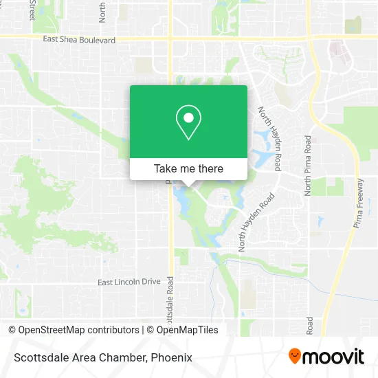 Scottsdale Area Chamber map