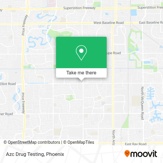 Azc Drug Testing map