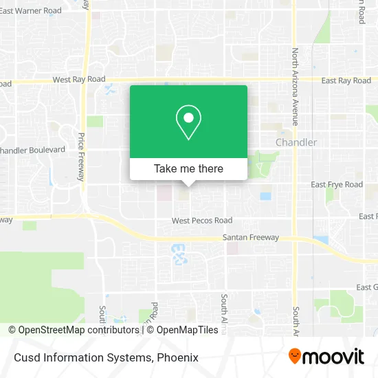 Cusd Information Systems map