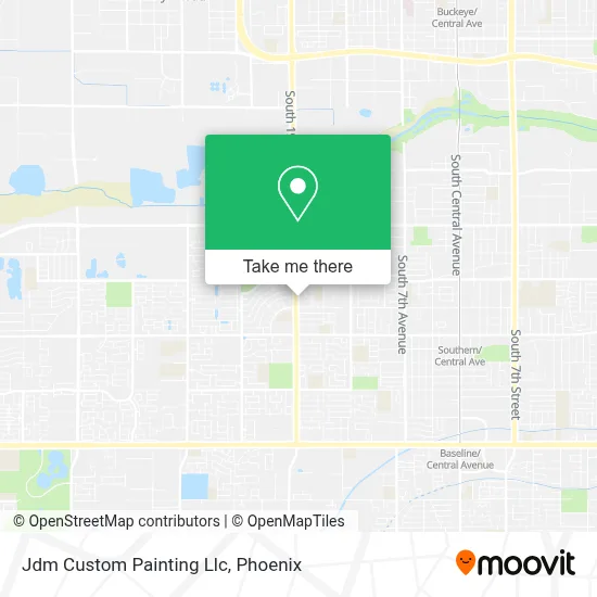 Jdm Custom Painting Llc map