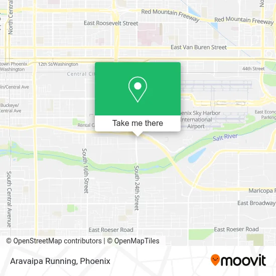 Aravaipa Running map
